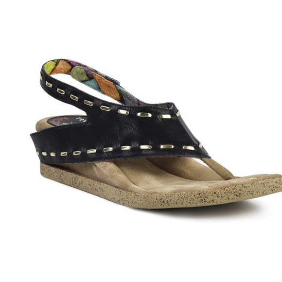 Modzori Ladies Feena Reversible Slingback Wedge Sandal - Picture 10 of 14